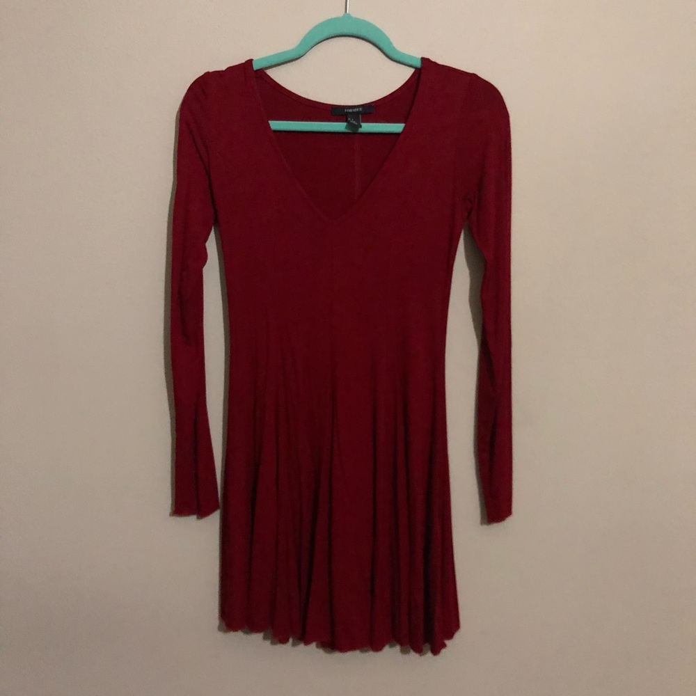 Fun flirty red skater dress
